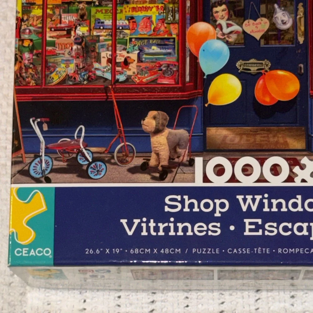 Shop Windows Puzzle - 1000 Pieces The Toy Box NEW Sealed